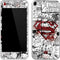 DC Comics Superman Comic Pattern Logo in Red Apple iPod Skin