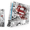 DC Comics Superman Comic Pattern Logo in Red Wii (Includes 1 Controller) Skin