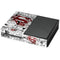 DC Comics Superman Comic Pattern Logo in Red Xbox One Console Skin