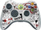 DC Comics Superman Comic Pattern Logo in Red Xbox 360 Wireless Controller Skin