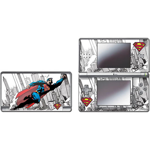 DC Comics Superman Flying Over City Pose DS Lite Skin