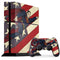 DC Comics Superman Vintage Pose American Flag PS4 Console and Controller Bundle Skin
