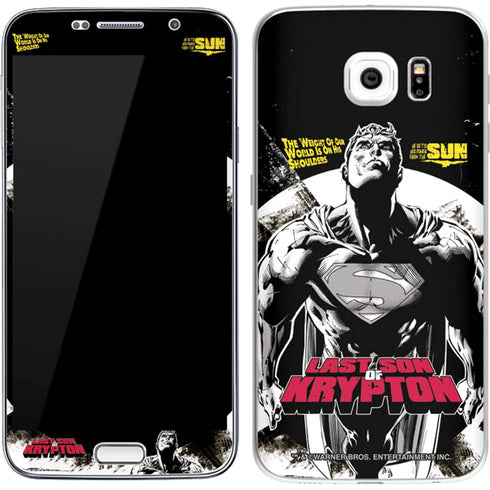 DC Comics Superman Last Son of Krypton Galaxy S7 Skin