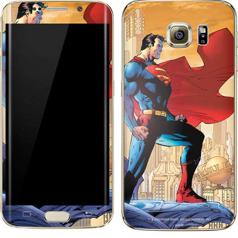 DC Comics Superman For Tomorrow Cover Art by Jim Lee Galaxy S7 Edge Skin