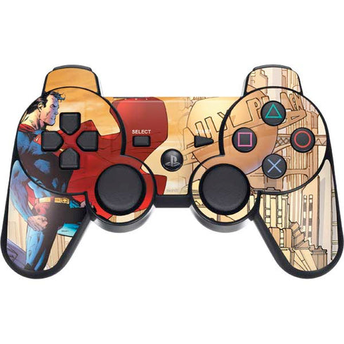 DC Comics Superman For Tomorrow Cover Art by Jim Lee PS3 Dual Shock wireless controller Skin