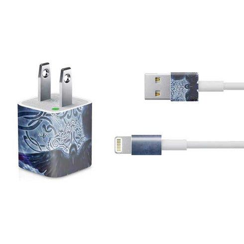 Brigid Ashwood Celtic Raven iPhone Charger (5W USB) Skin