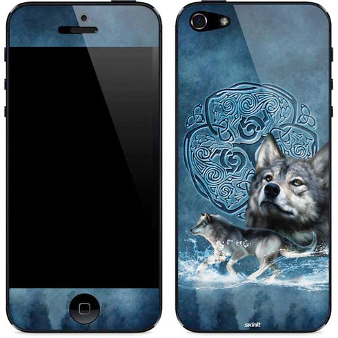 Brigid Ashwood Celtic Wolf iPhone 5/5s/5SE Skin
