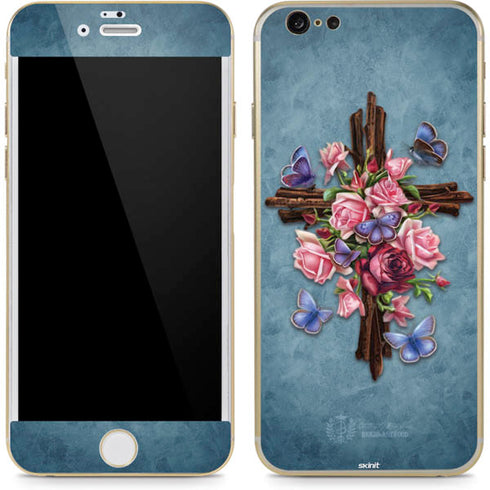 Brigid Ashwood Flower Cross iPhone 6/6s Skin