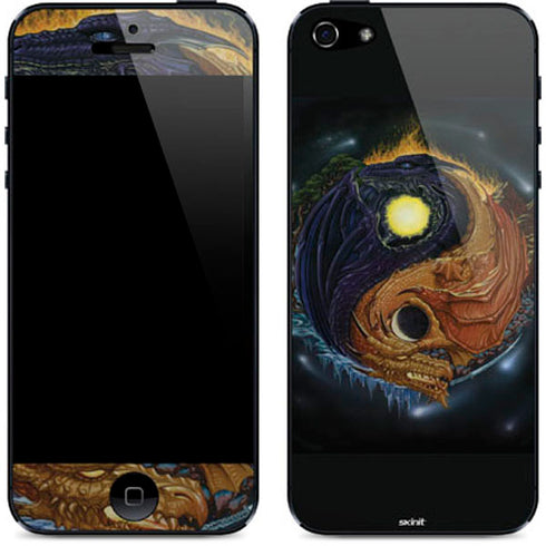 Ed Beard Jr. Yin Yang Dragon iPhone 5/5s/5SE Skin