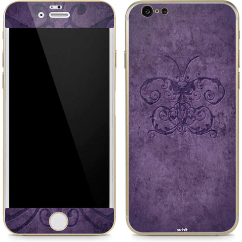 Brigid Ashwood Purple Damask Butterfly iPhone 6/6s Skin
