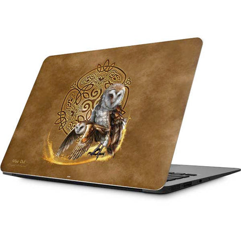 Brigid Ashwood Owl Celtic Knot Apple MacBook Skin