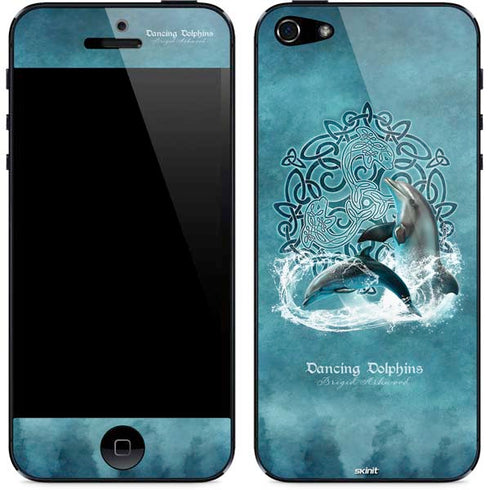 Brigid Ashwood Dolphin Celtic Knot iPhone 5/5s/5SE Skin