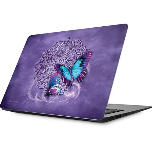 Brigid Ashwood Butterfly Celtic Knot Apple MacBook Skin