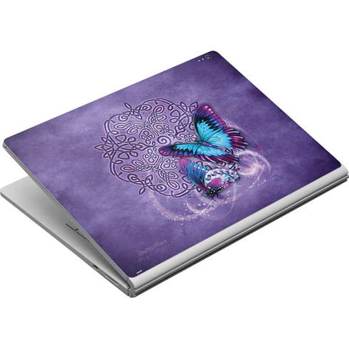Brigid Ashwood Butterfly Celtic Knot Surface Book Skin