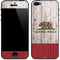 California Flag Dark Wood iPhone 5/5s/5SE Skin