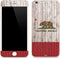 California Flag Dark Wood iPhone 6/6s Plus Skin