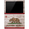 California Flag Dark Wood Surface Pro 3 Skin