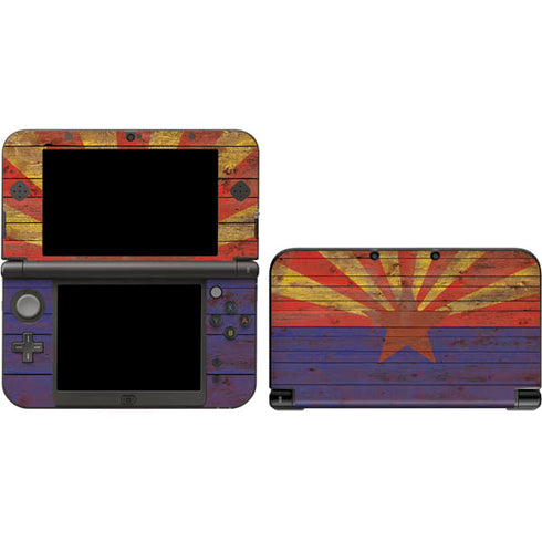 Arizona Flag Dark Wood 3DS XL 2015 Skin