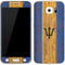 Barbados Flag Dark Wood Galaxy S7 Skin