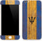 Barbados Flag Dark Wood iPhone 6/6s Plus Skin