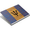 Barbados Flag Dark Wood Surface Book Skin