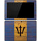 Barbados Flag Dark Wood Surface Pro Tablet Skin