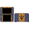 Barbados Flag Dark Wood 3DS XL 2015 Skin