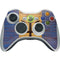 Barbados Flag Dark Wood Xbox 360 Wireless Controller Skin