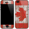 Canadian Flag Dark Wood iPhone 5/5s/5SE Skin