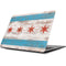 Chicago Flag Dark Wood Apple MacBook Skin