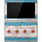 Chicago Flag Dark Wood Surface Pro Tablet Skin