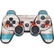 Chicago Flag Dark Wood PS3 Dual Shock wireless controller Skin