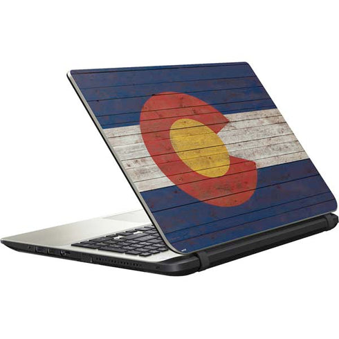 Colorado Flag Dark Wood Satellite L50-B / S50-B Skin
