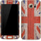 United Kingdom Flag Dark Wood Galaxy S7 Edge Skin