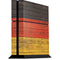 German Flag Dark Wood PS4 Console Skin