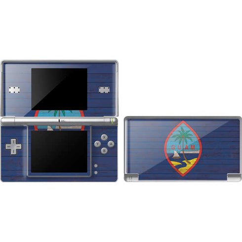 Guam Flag Dark Wood DS Lite Skin