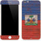 Haiti Flag Dark Wood iPhone 6/6s Plus Skin