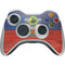 Haiti Flag Dark Wood Xbox 360 Wireless Controller Skin