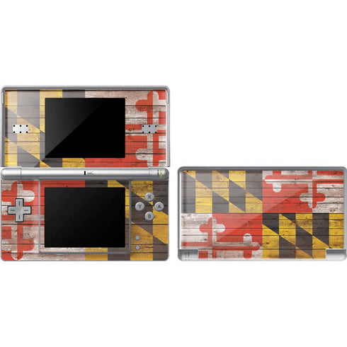 Maryland Flag Dark Wood DS Lite Skin