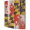 Maryland Flag Dark Wood Playstation 3 & PS3 Skin