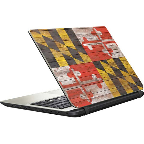 Maryland Flag Dark Wood Satellite L50-B / S50-B Skin