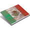 Mexican Flag Dark Wood Surface Book Skin