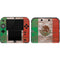 Mexican Flag Dark Wood Nintendo 2DS Skin