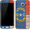 North Carolina Flag Dark Wood Galaxy S7 Edge Skin