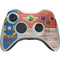 North Carolina Flag Dark Wood Xbox 360 Wireless Controller Skin