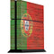 Portuguese Flag Dark Wood PS4 Console Skin