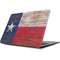 Texas Flag Dark Wood Apple MacBook Skin