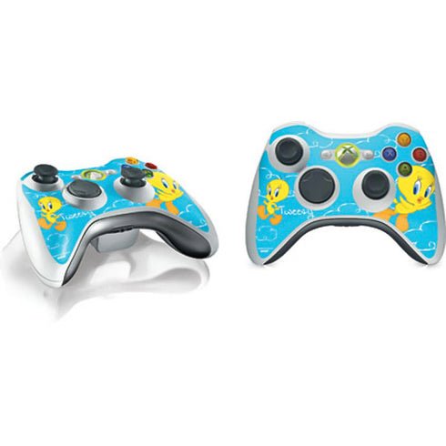 Looney Tunes Tweety Bird Flying Xbox 360 Wireless Controller Skin