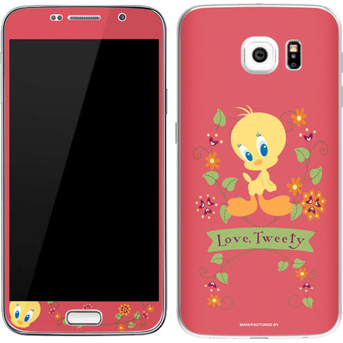 Looney Tunes Tweety Embroidered Galaxy S7 Skin