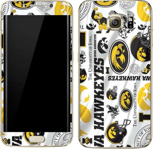 University of Iowa Hawkeyes Pattern Galaxy S7 Edge Skin